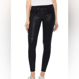 Taylor Hill by Joe's Jeans Black Coated Skinny Ankle Jeans